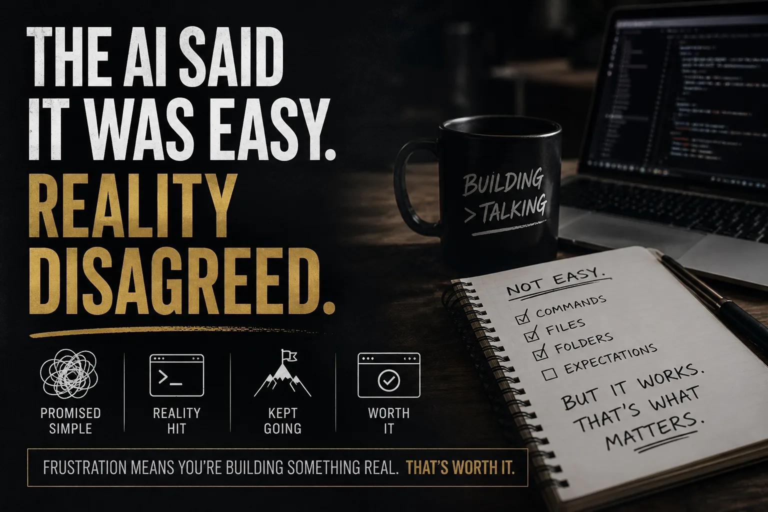 THE AI SAID IT WAS EASY. REALITY DISAGREED.